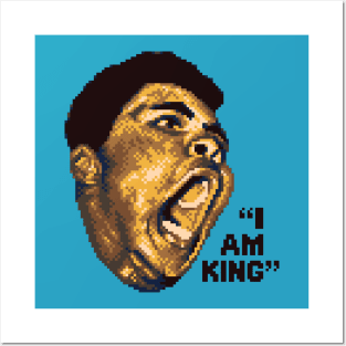 I Am King Boxer Tui-15 Pixel Art Posters and Art